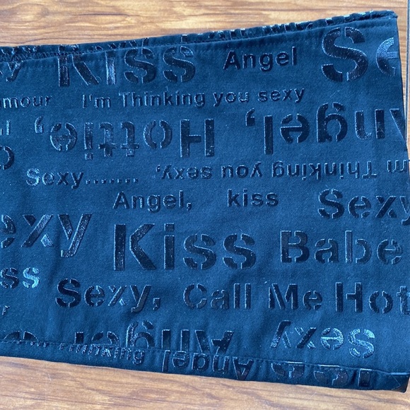 Y2K XOXO Flared Pants - Picture 3 of 9